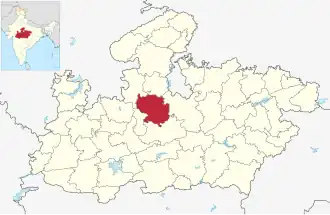 Lagekarte des Distrikts