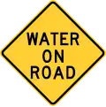 Wasser auf Straße (Delaware)