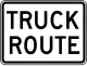 Zeichen R14-1 Lkw-Route