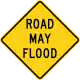 Zeichen W8-18 Straße eventuell überflutet