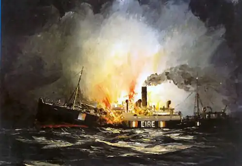 Ölgemälde: Der Untergang der Ardmore II