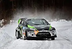 Ken Block mit seinem Ford Fiesta RS WRC