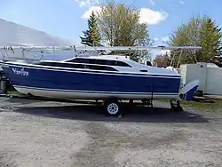 MacGregor 26M auf dem Trailer