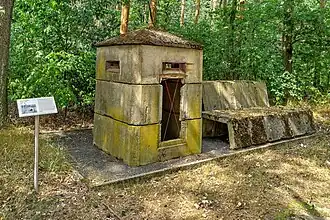 Gefechtsposten sollten im Ernstfall die Zufahrtswege sichern