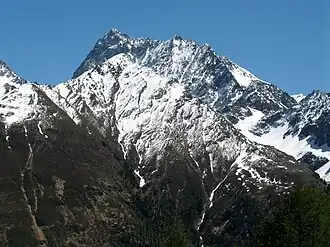 Madatschkopf im Vordergrund, dahinter die Watzespitze