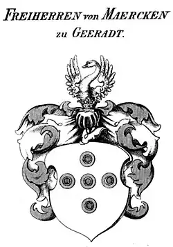 Wappen derer von Maercken zu Geeradt