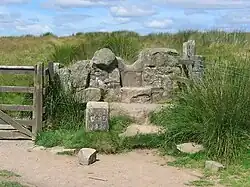 Mauertritt am Maiden's Cleuch Pass