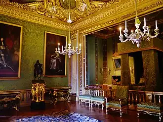 Zimmer des Königs in Vaux-le-Vicomte mit Einrichtung im Stil Louis quatorze