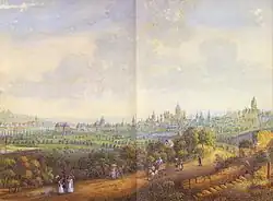 Stadtansicht Mainz von Norden