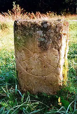 Nachbildung Kurmainzischer Grenzstein (südlich von Weilrode)