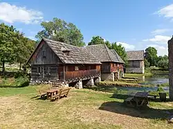 Mühlengebäude von Nordwesten