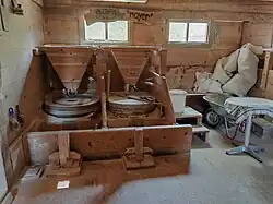 Laufende Getreidemühle