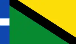 Flagge des Ortes Makkum