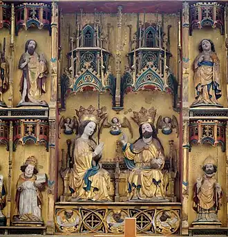 Marienkrönung als zentrales Element