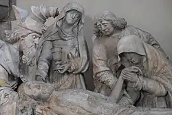 Josef von Arimathäa, Maria Magdalena, Johannes und Maria