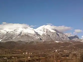 Südseite des Shkëlzen