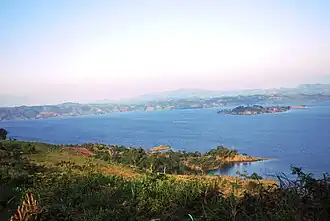 Blick auf den Stausee