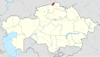 Lage in Kasachstan