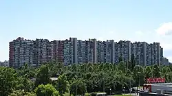 Der Blok 6a in der Großwohnsiedlung Travno, das sogenannte Mamutica (2011).