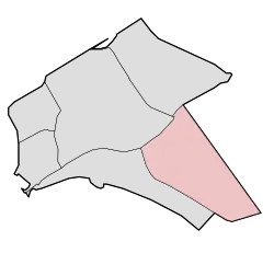 Lage von Almere Hout in der Gemeinde Almere