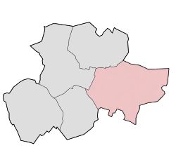 Lage von Eibergen in der Gemeinde Berkelland