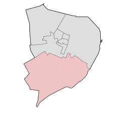 Lage von Biddinghuizen in der Gemeinde Dronten