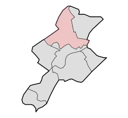 Lage von Heel in der Gemeinde Maasgouw