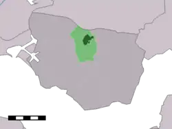 Lage von Heinkenszand in der Gemeinde Borsele