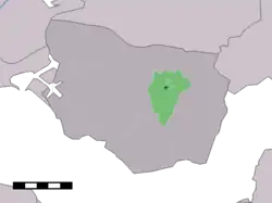 Lage von Nisse in der Gemeinde Borsele