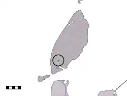 Lage von Den Hoorn in der Gemeinde Texel