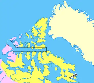 Karte von Parry Channel