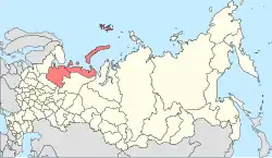 Lage innerhalb Russlands