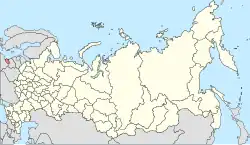 Lage innerhalb Russlands