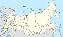 Lage innerhalb Russlands