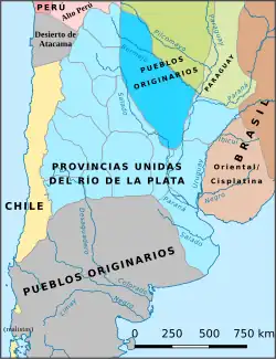 Vereinigte Provinzen des Río de la Plata 1821
