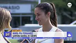 María Pía Fernández – ausgeschieden als Elfte trotz Landesrekords für Uruguay in 4:09,45 min