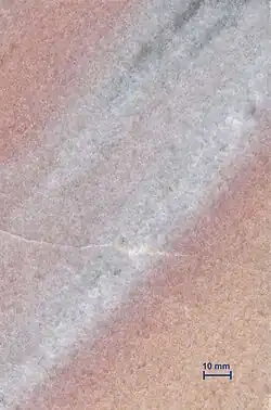 Gummerner Marmor, roséfarbene Varietät