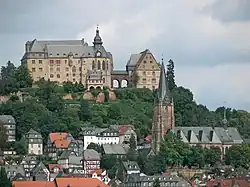 Schloss und Pfarrkirche St. Marien