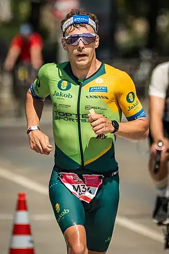 Marc Eggeling bei den Ironman-Europameisterschaften in Frankfurt am Main, 2025