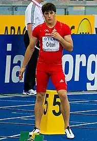 Marco Cribari Rang vier in 20,81 s