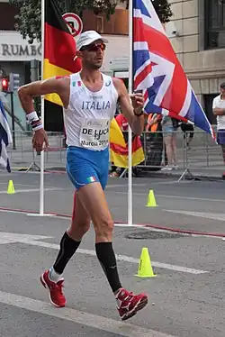 Marco De Luca wurde Sechzehnter