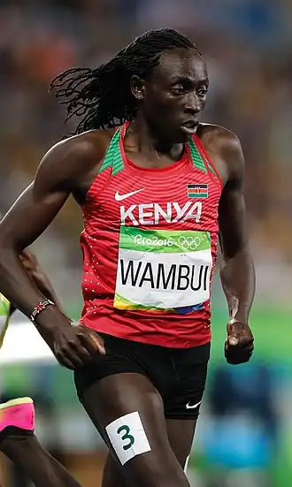 Margaret Wambui – ausgeschieden als Siebte in 2:03,52 min