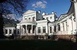 Villa K. S. Popow, Smolenski Bulwar 26/9, Moskau (1877, ausgeführt von S. W. Dmitrijew)