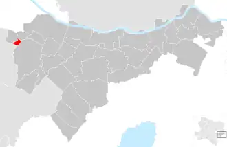 Lage der Gemeinde Maria-Lanzendorf im Bezirk Bruck an der Leitha (anklickbare Karte)