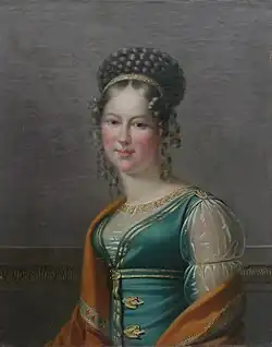 Maria Antonia Koháry (1797–1862) in ungarischer Magnatentracht, um 1815