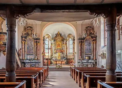Innenansicht der Wallfahrtskirche
