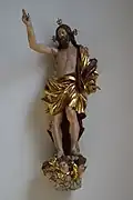 Maria Hilf Bamberg – Barocke Figur des auferstandenen Jesus Christus