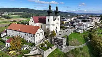 Ortsansicht von Maria Taferl mit der Wallfahrtskirche