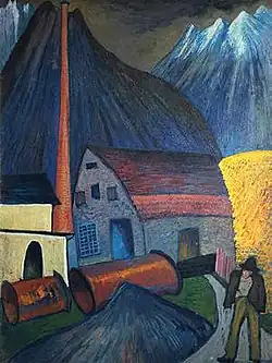 Marianne von Werefkin: Schindelfabrik, 1910