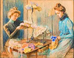 Die Modistinnen, Pastell, (1899)